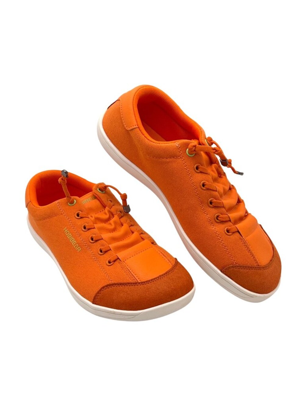 Hobibear Orange Canvas Sneakers Shoes Unisex EU Size 40 Zero Drop Wide Toe Box